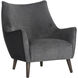 Sorrel Polo Club Kohl Grey / Abbington Black Lounge Chair